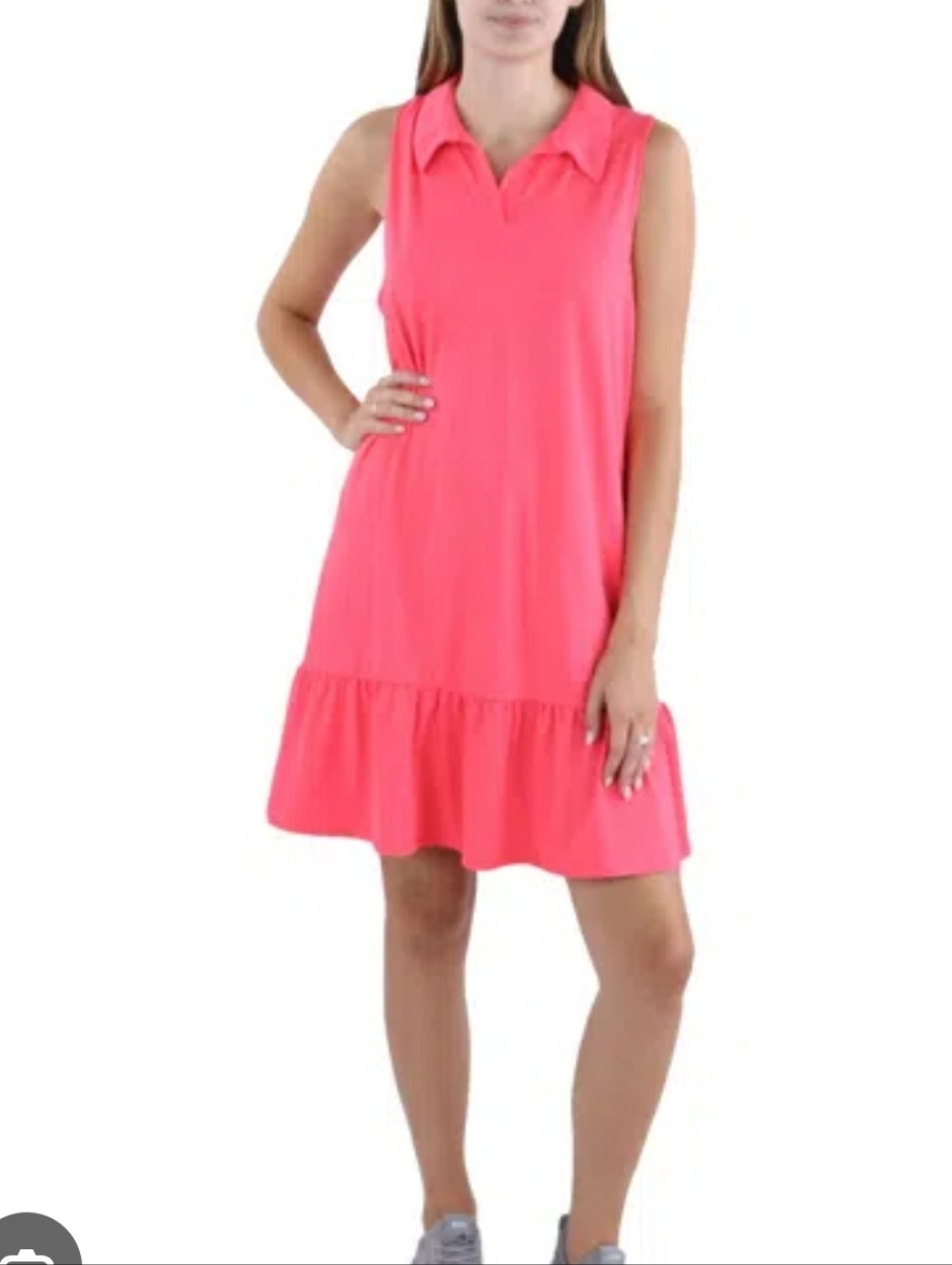 Gottex Womens Golf, Tennis Athletic Mini Dress Pink SZ Small W Zip Pockets - Picture 2 of 13